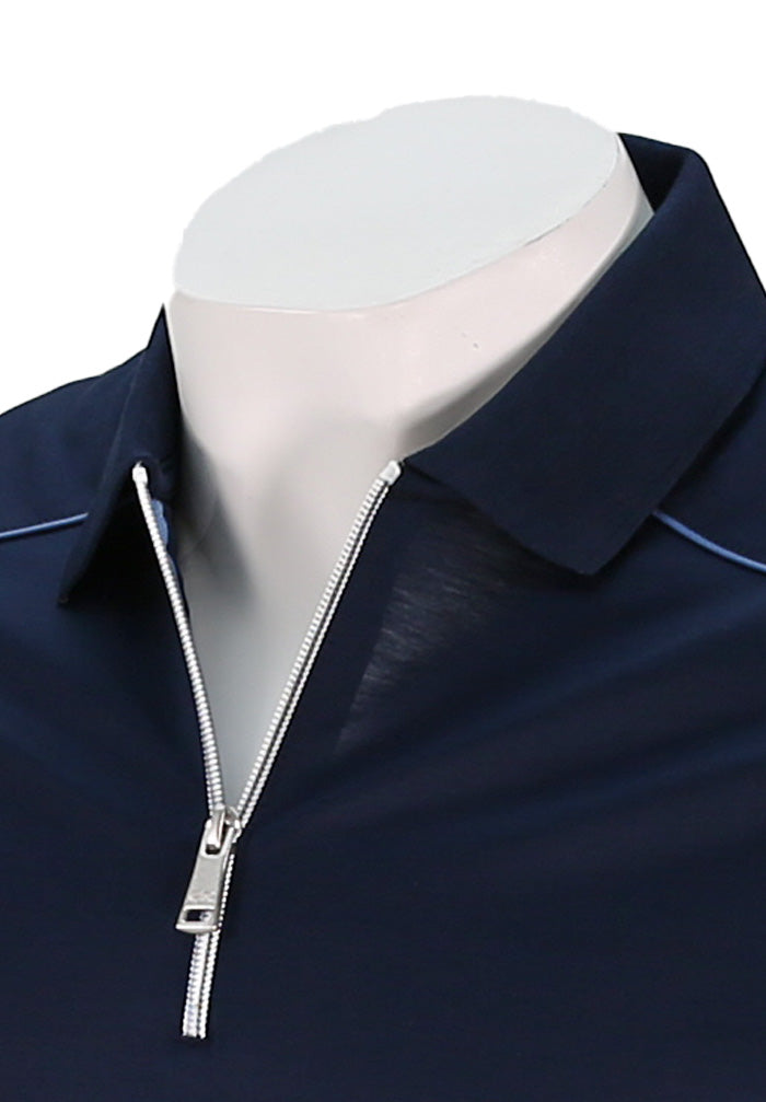 Paul &amp; Shark 短袖拉链 Polo 衫